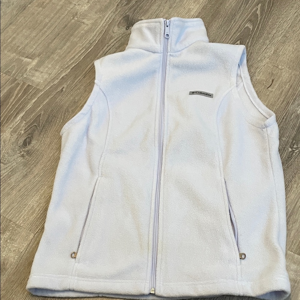 Columbia light purple Fleece Vest